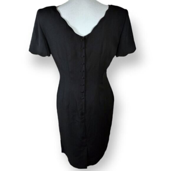 SAG HARBOR BLACK DRESS SZ.6 EUC - Picture 4 of 6